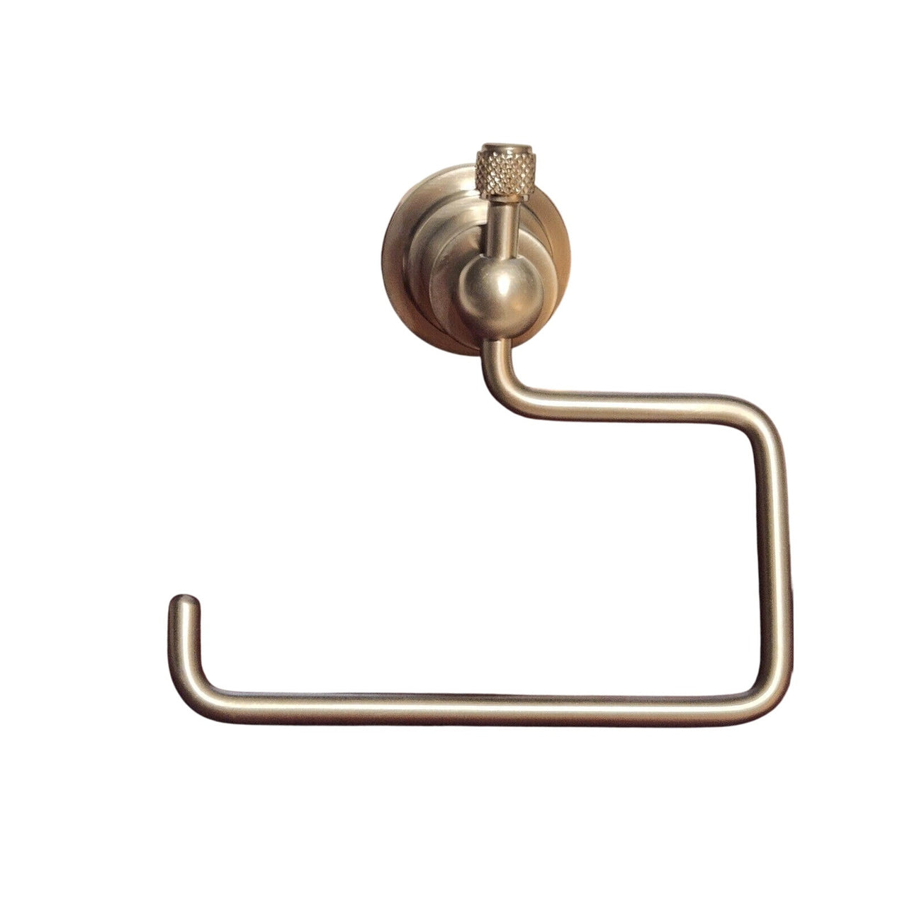 Rohl A1492IWSTN Campo Wall Mount Open Toilet Paper Holder - Satin Nickel