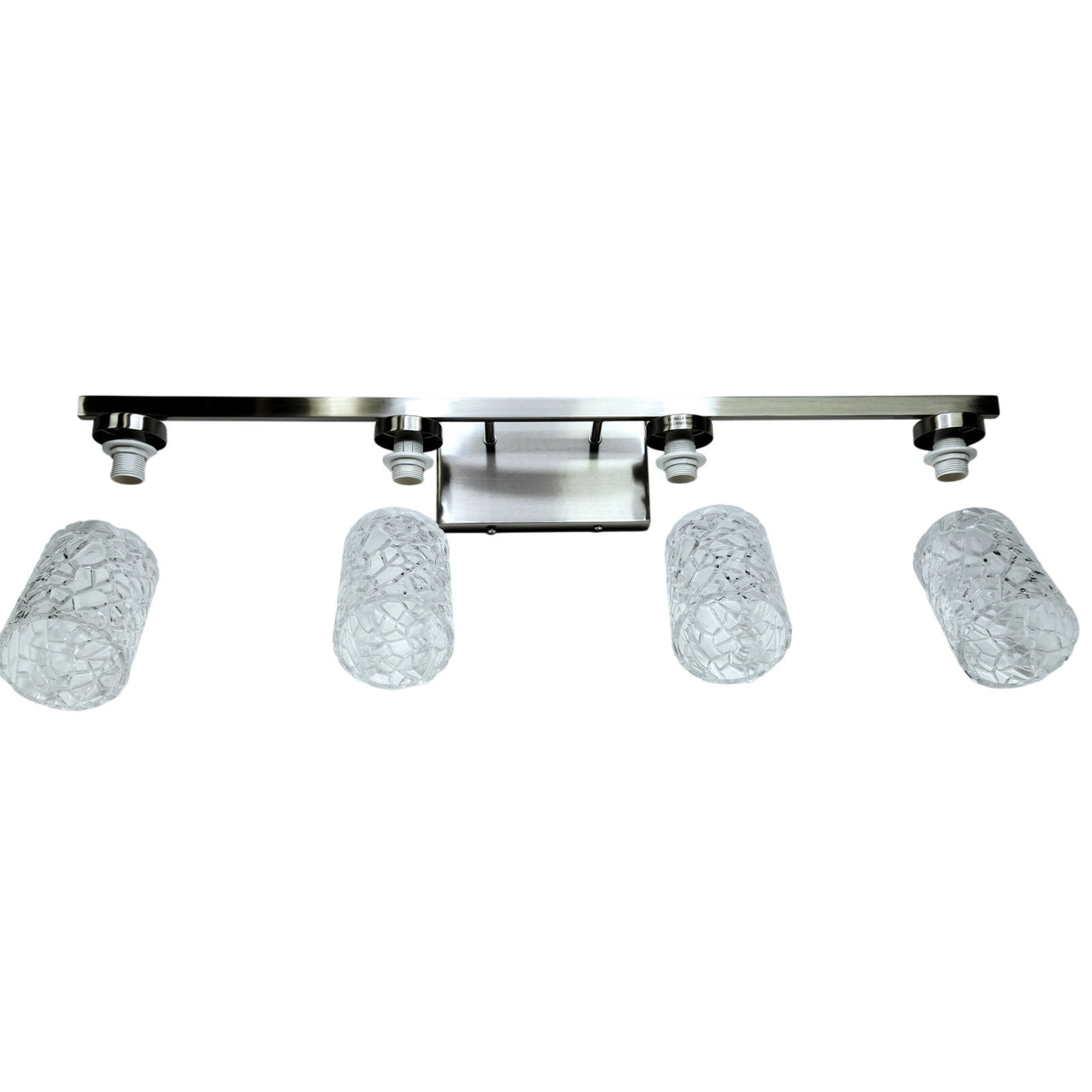 Elegant Lighting LD7028W32SN Cassie 4 Light 32" Wide Vanity Light - Satin Nickel