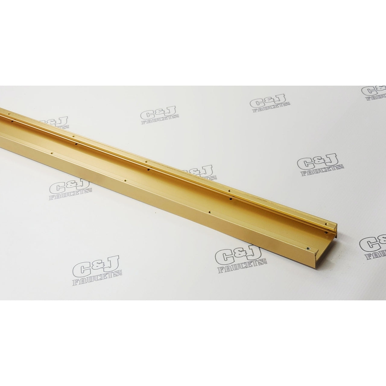 Kohler 80647-2MB 2-1/2" X 36" Linear Drain Grate w/Tile-In Panel - Brushed Brass