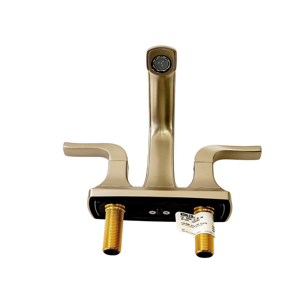Kohler R29403-4D-BN Rubicon 4 in. Centerset Bathroom Faucet - Brushed Nickel