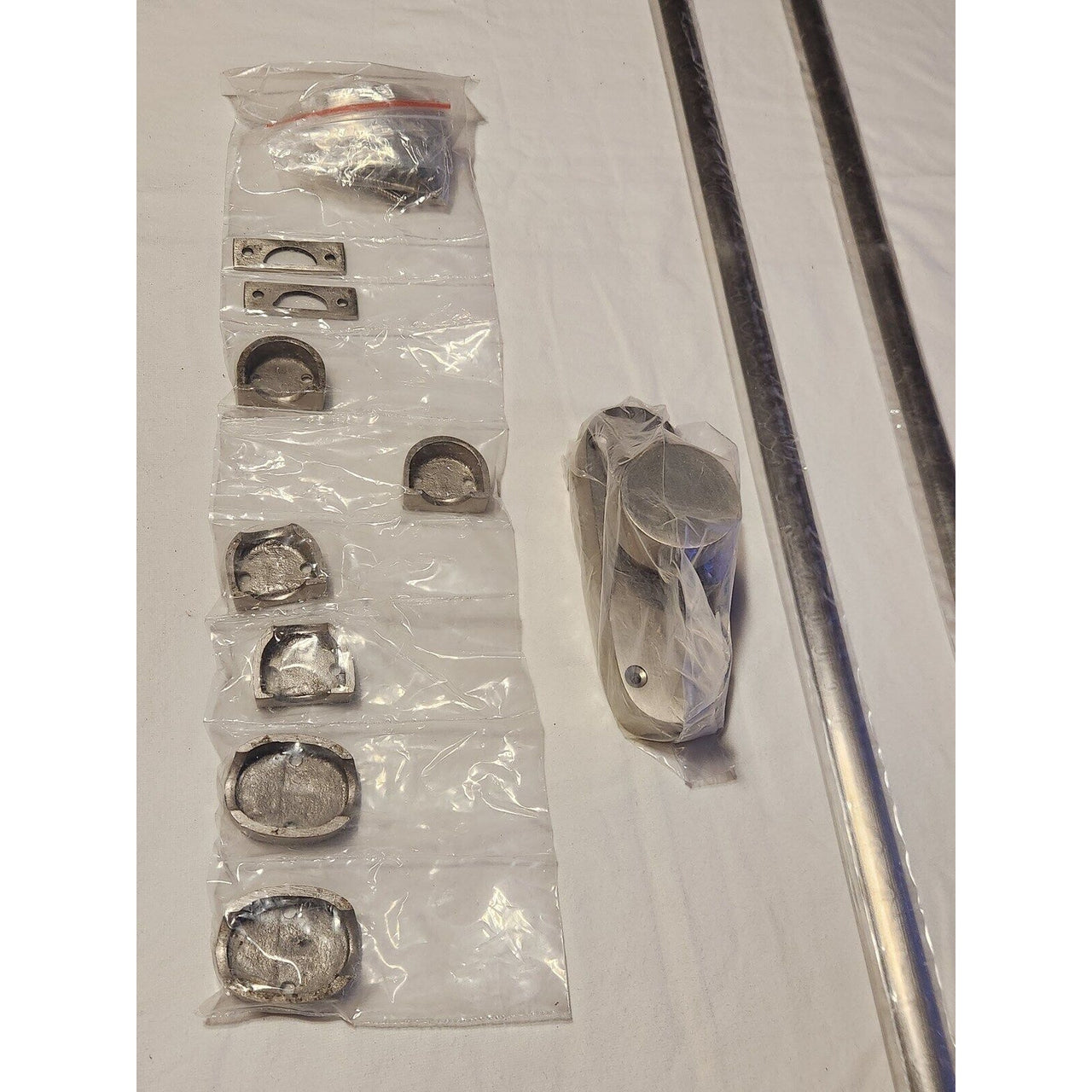 Signature Hardware 482854 Sungrove Metal Window Cremone Bolt - Brushed Nickel