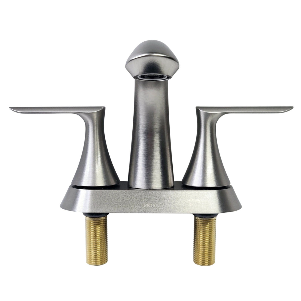 Moen 84515SRN Findlay 4 in. Centerset Bathroom Faucet - Spot Resist Brush Nickel