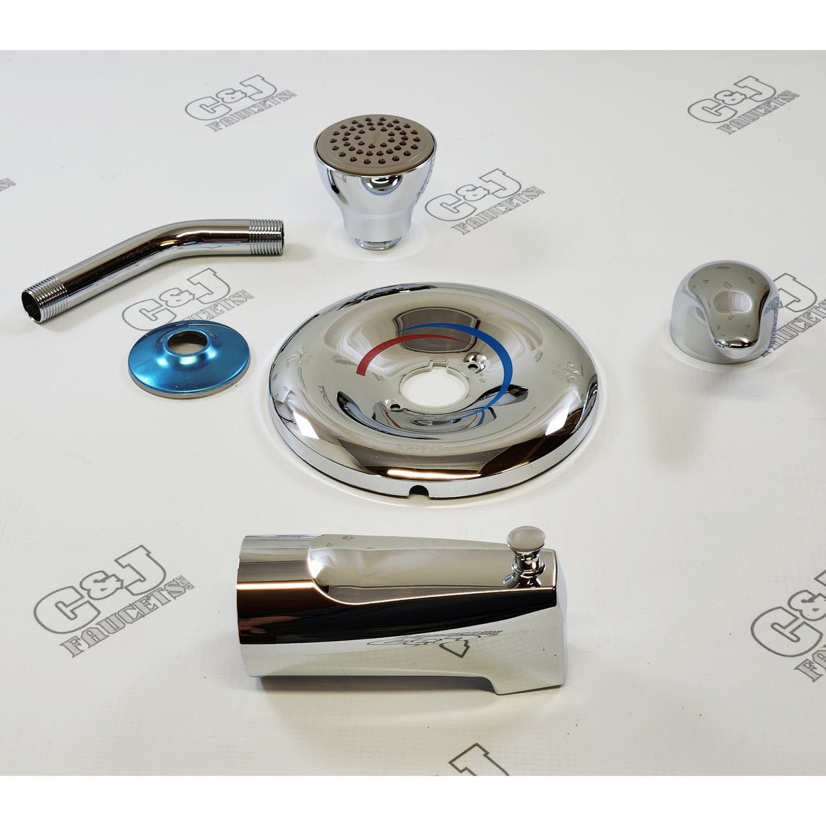 Moen TL183 Chateau 2.5 GPM Tub and Shower Trim - Chrome READ
