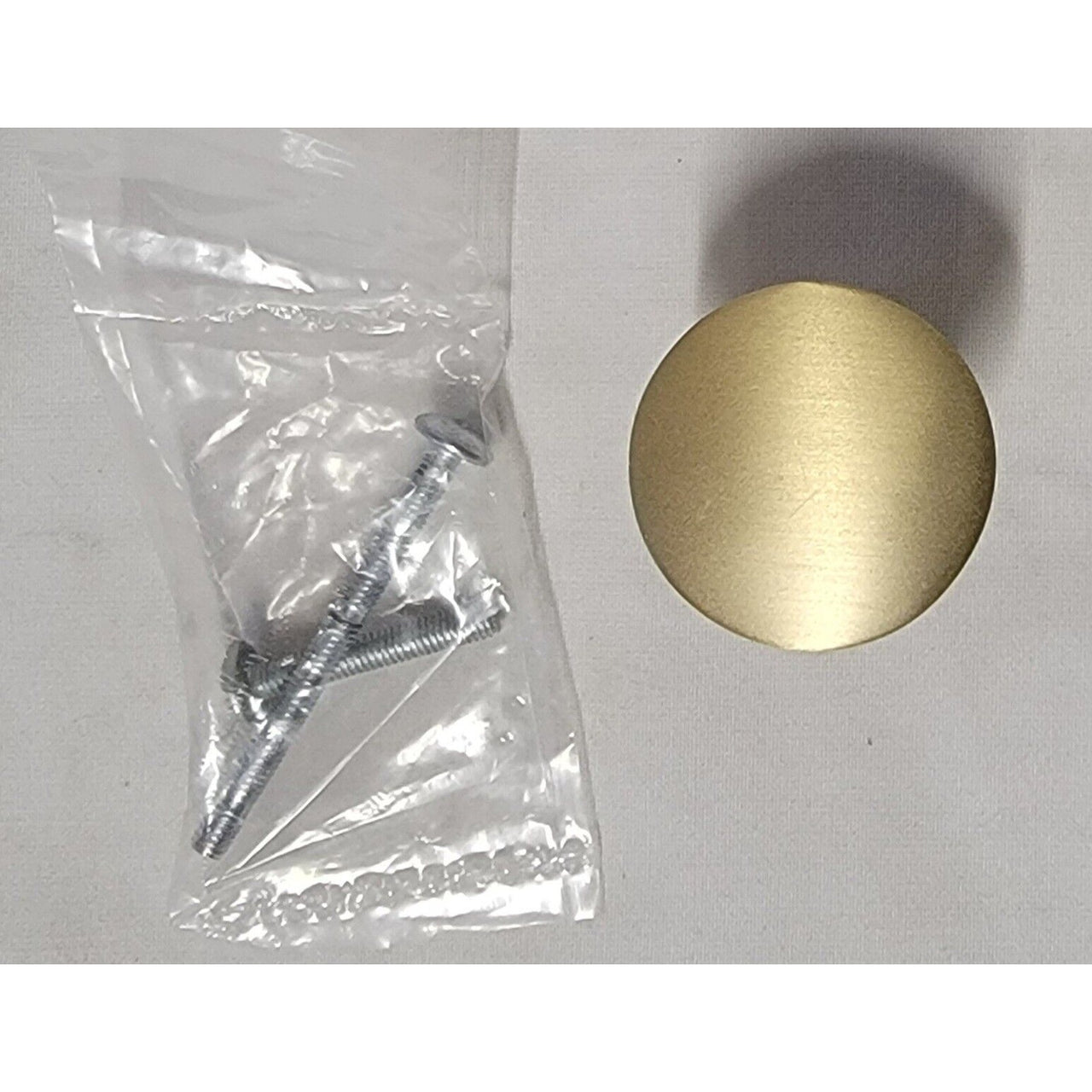 Signature Hardware 444147 Minette Solid Brass Round Cabinet Knob - Satin Brass*