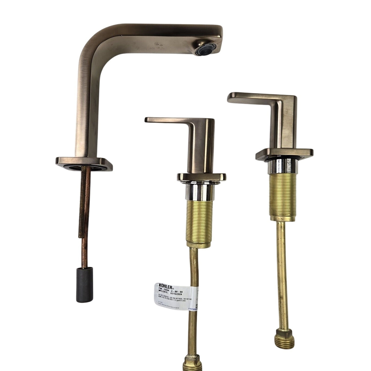 Kohler 23484-4-BV Parallel 1.2 GPM Widespread Bath Faucet - Brushed Bronze *READ