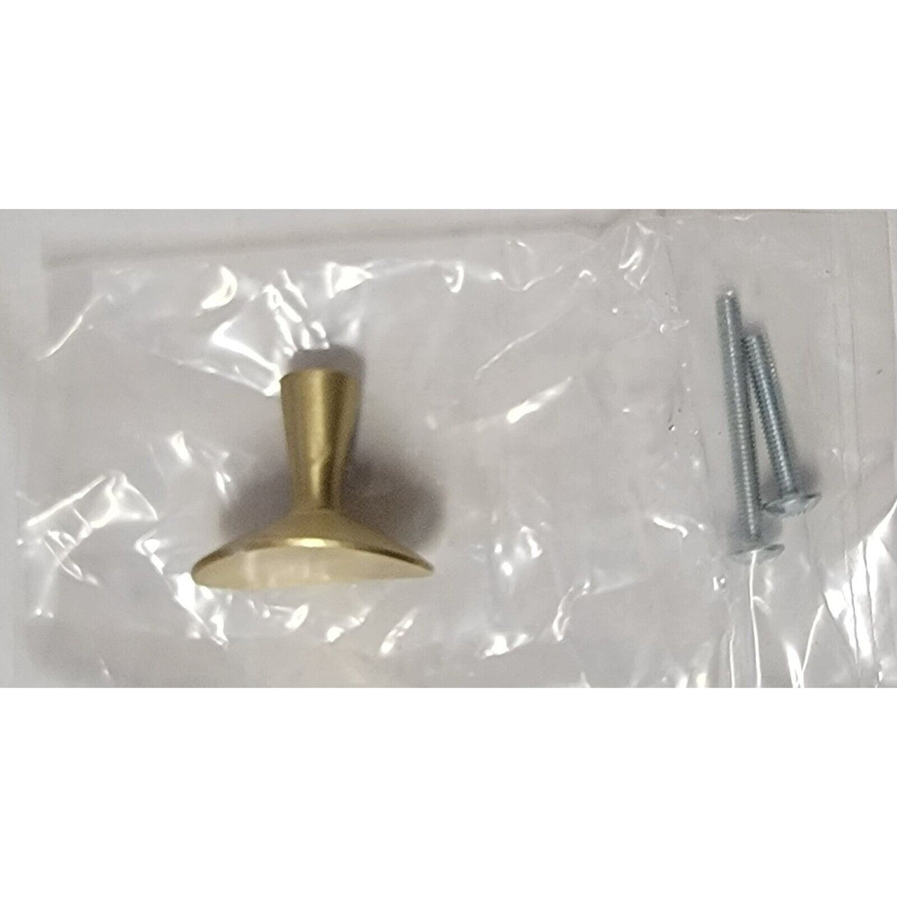 Signature Hardware 441816 Ruedo 1-3/8 Inch Oval Cabinet Knob Brushed Brass
