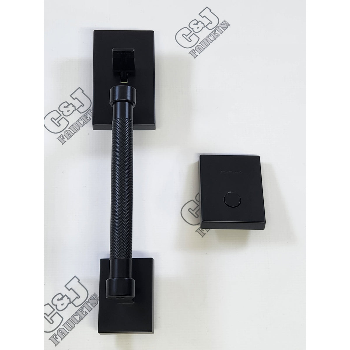 Kwikset 819PVHLIP-514 Prava Dummy Exterior Handleset - Matte Black READ