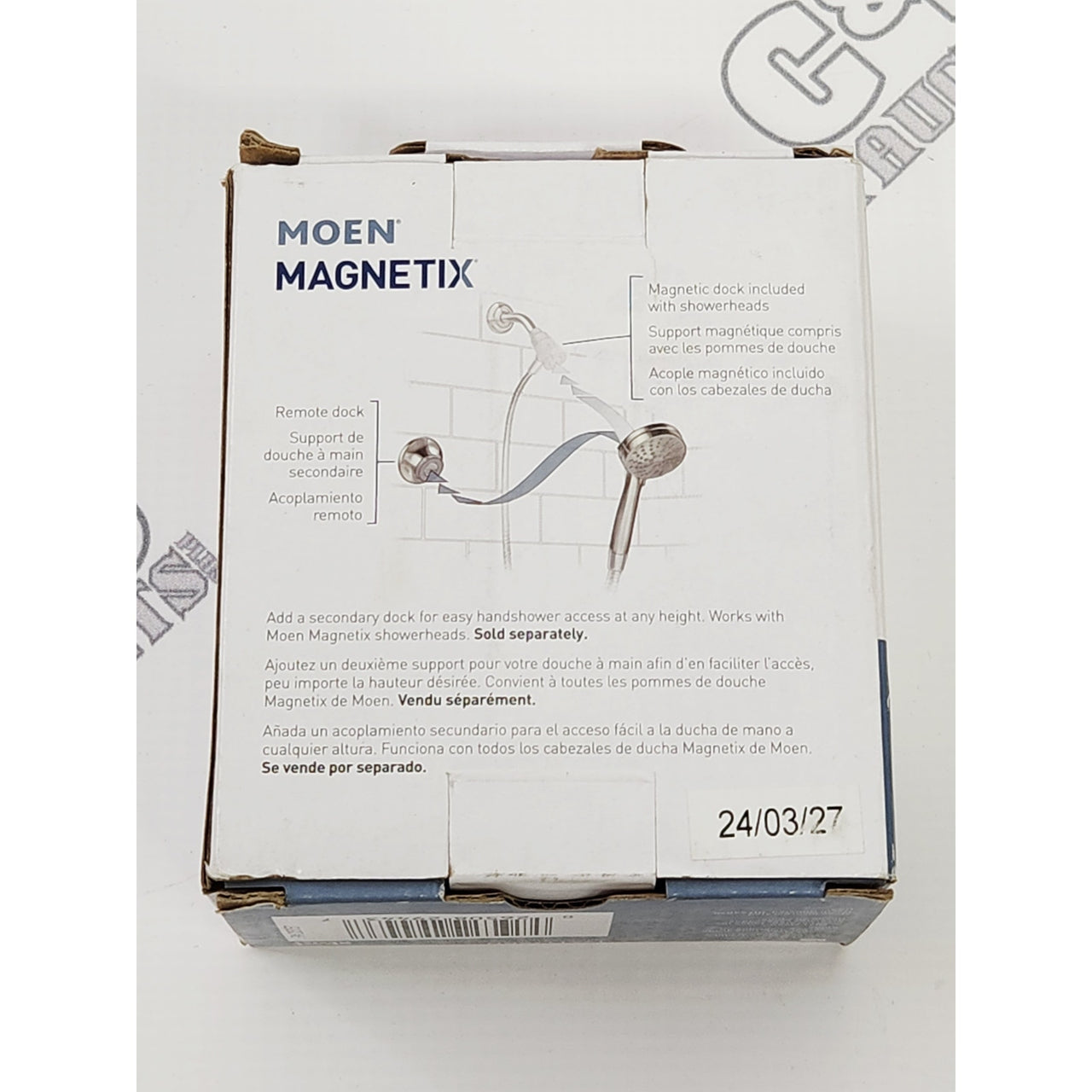 Moen 196117SRN Magnetix Cradle for Handheld Shower - Spot Resist Brushed Nickel
