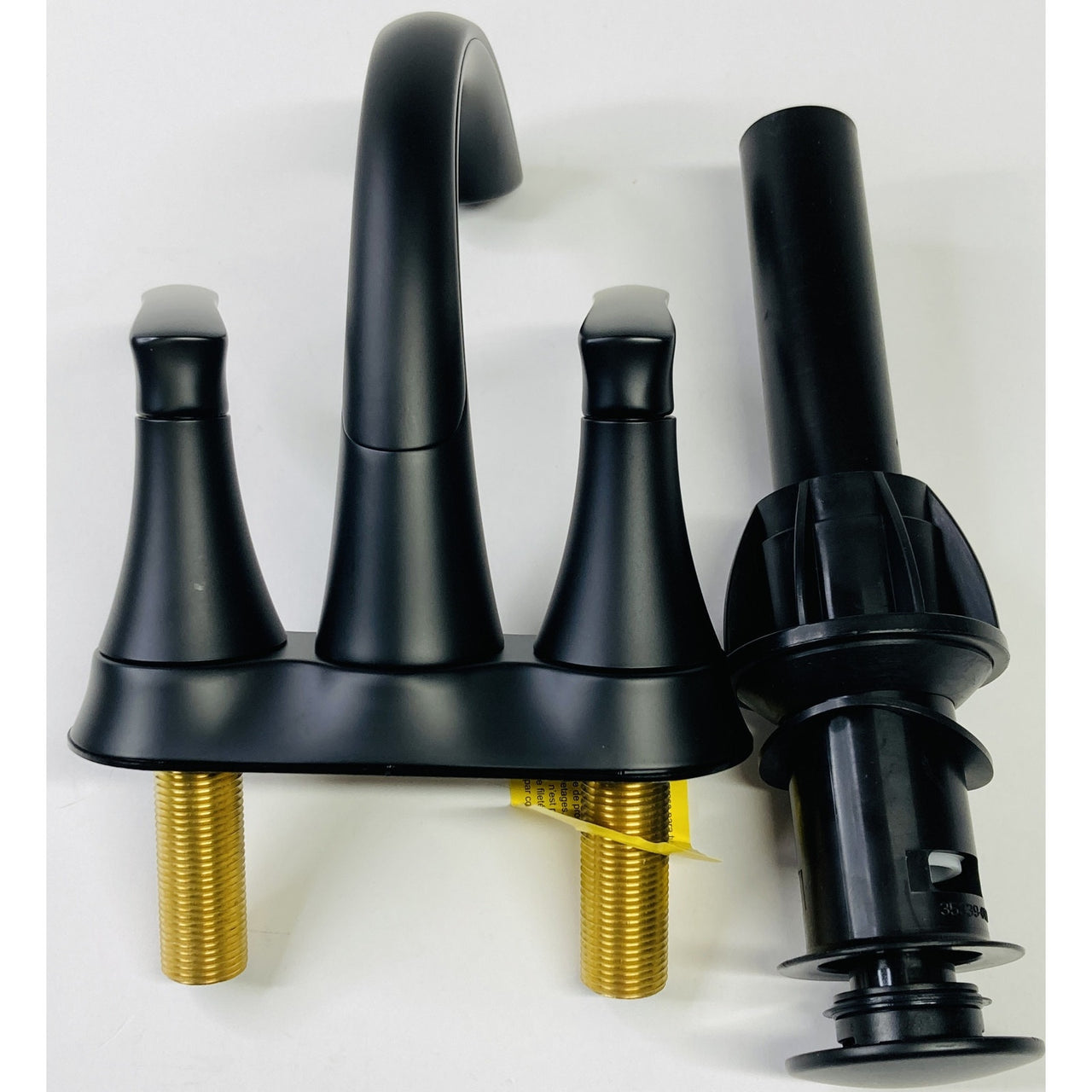 Pfister LG48-WRPB Weller 1.2 GPM Centerset Bathroom Faucet - Matte Black