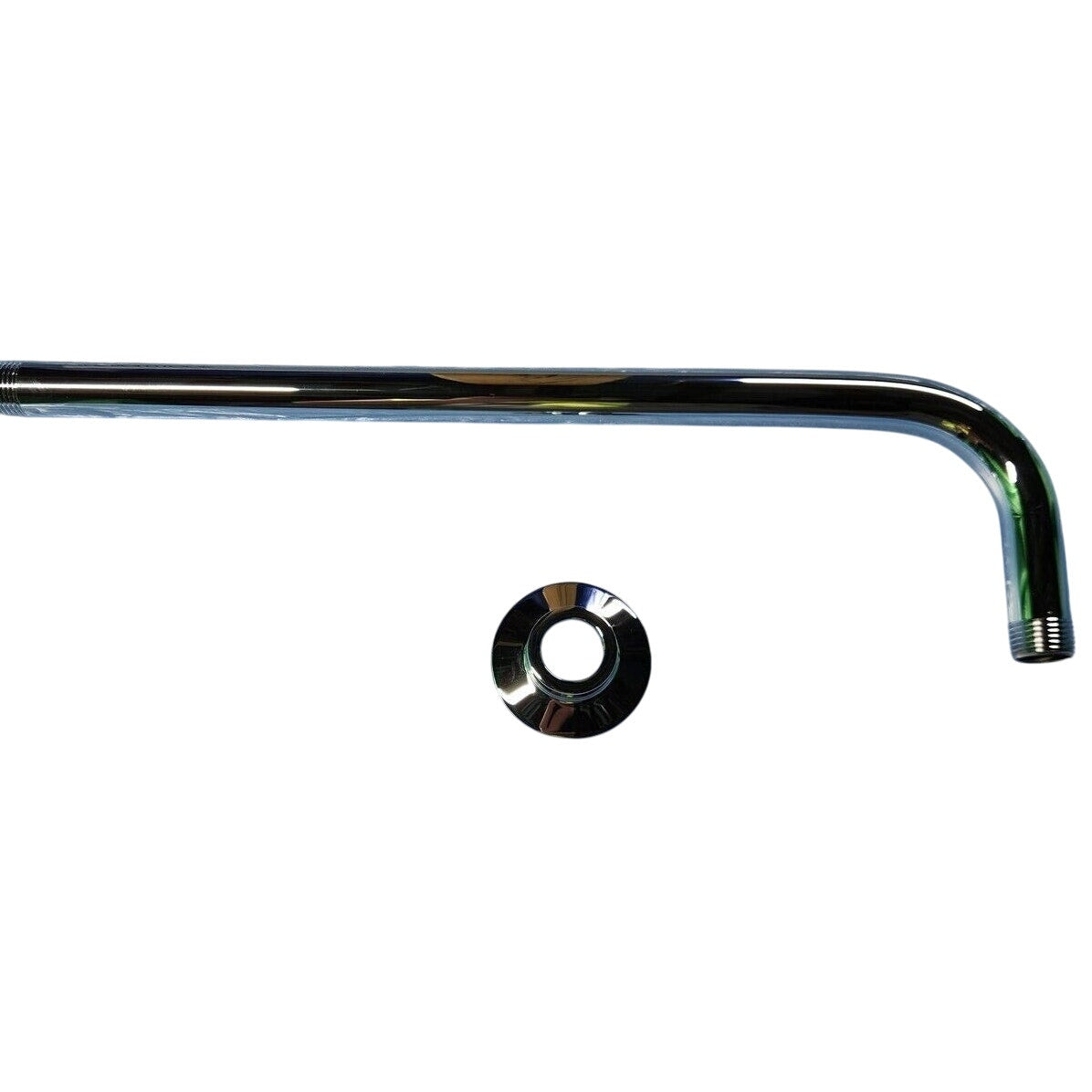 Kohler 10124-CP Wall-Mount Rainhead Arm and Flange - Polished Chrome