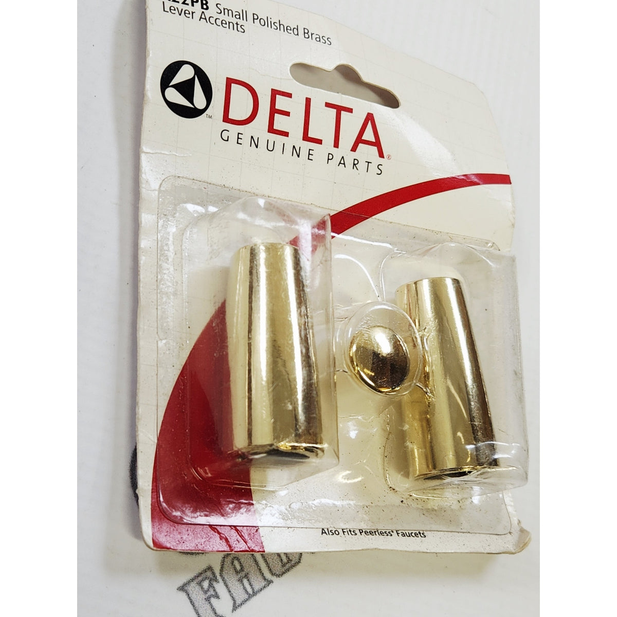 Delta A22PB Innovations Bathroom Handle Accent Set - Polished Brass
