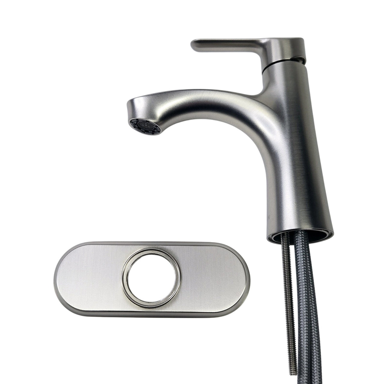 Moen 84516SRN Findlay Single-Hole Bathroom Faucet - Spot Resist Brushed Nickel