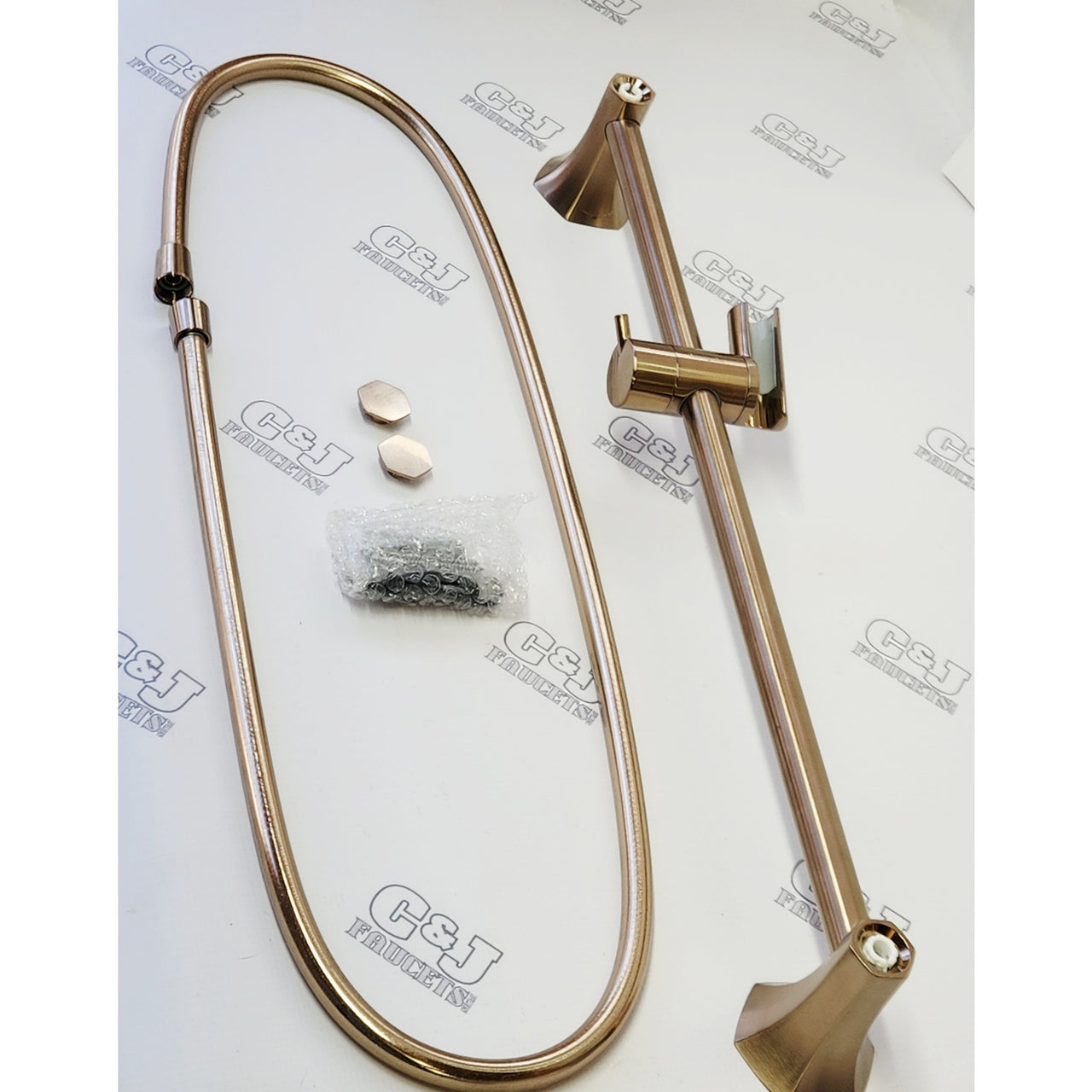 hansgrohe 04829140 Locarno Wall Mounted Slide Bar w/Hose - Brushed Bronze READ