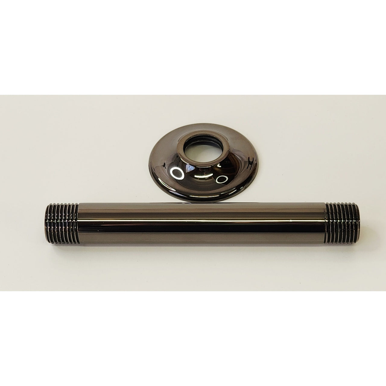 Brizo RP48985BNX Essential 6" Ceiling Mounted Shower Arm and Flange - Black Onyx