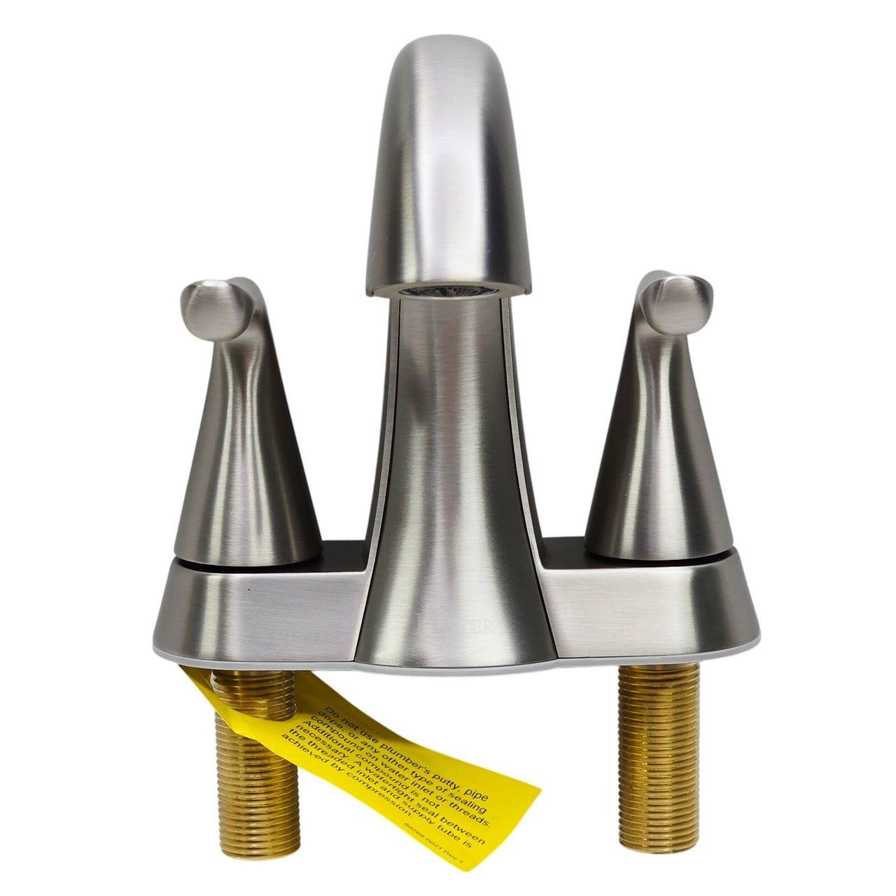Pfister LF-048-MALGS Willa 1.2 GPM Centerset Bathroom Faucet - Brushed Nickel