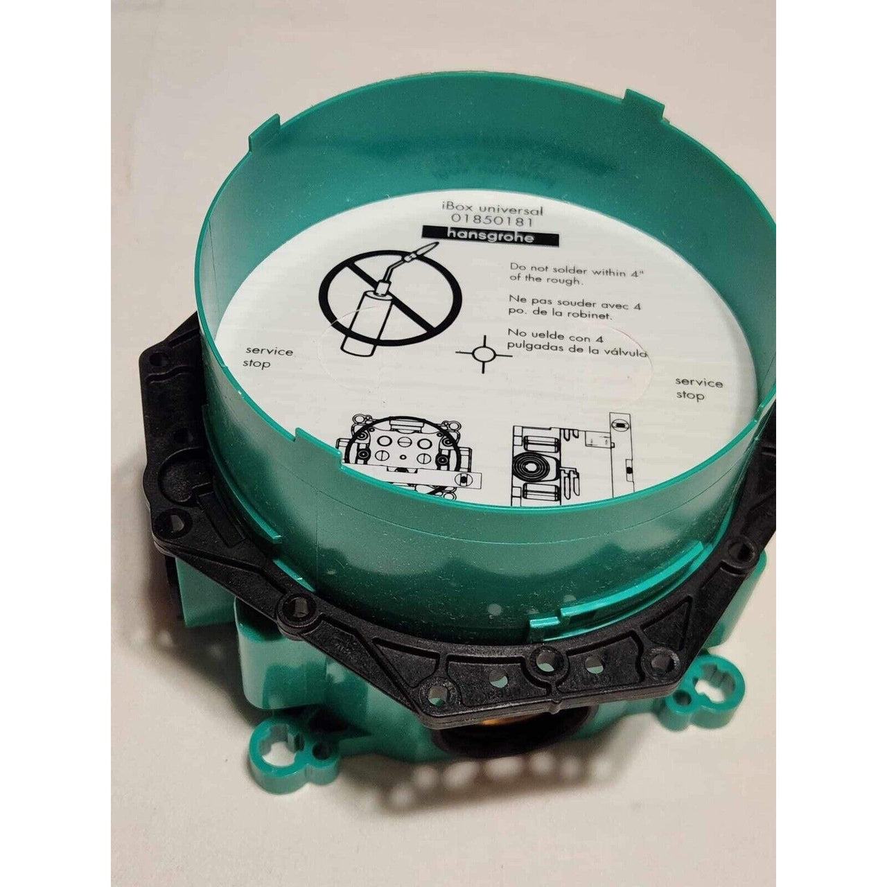 hansgrohe 01850181 Rough iBox Universal Plus with Service Stops, 3/4"