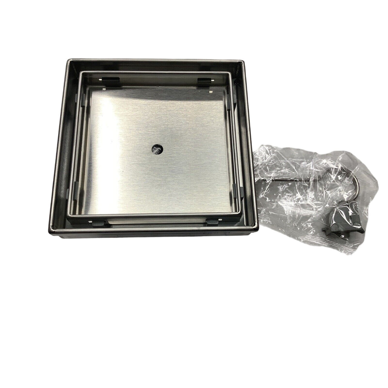 Signature Hardware 406495 Cohen 4" Tile Insert Shower Drain - Stainless Steel