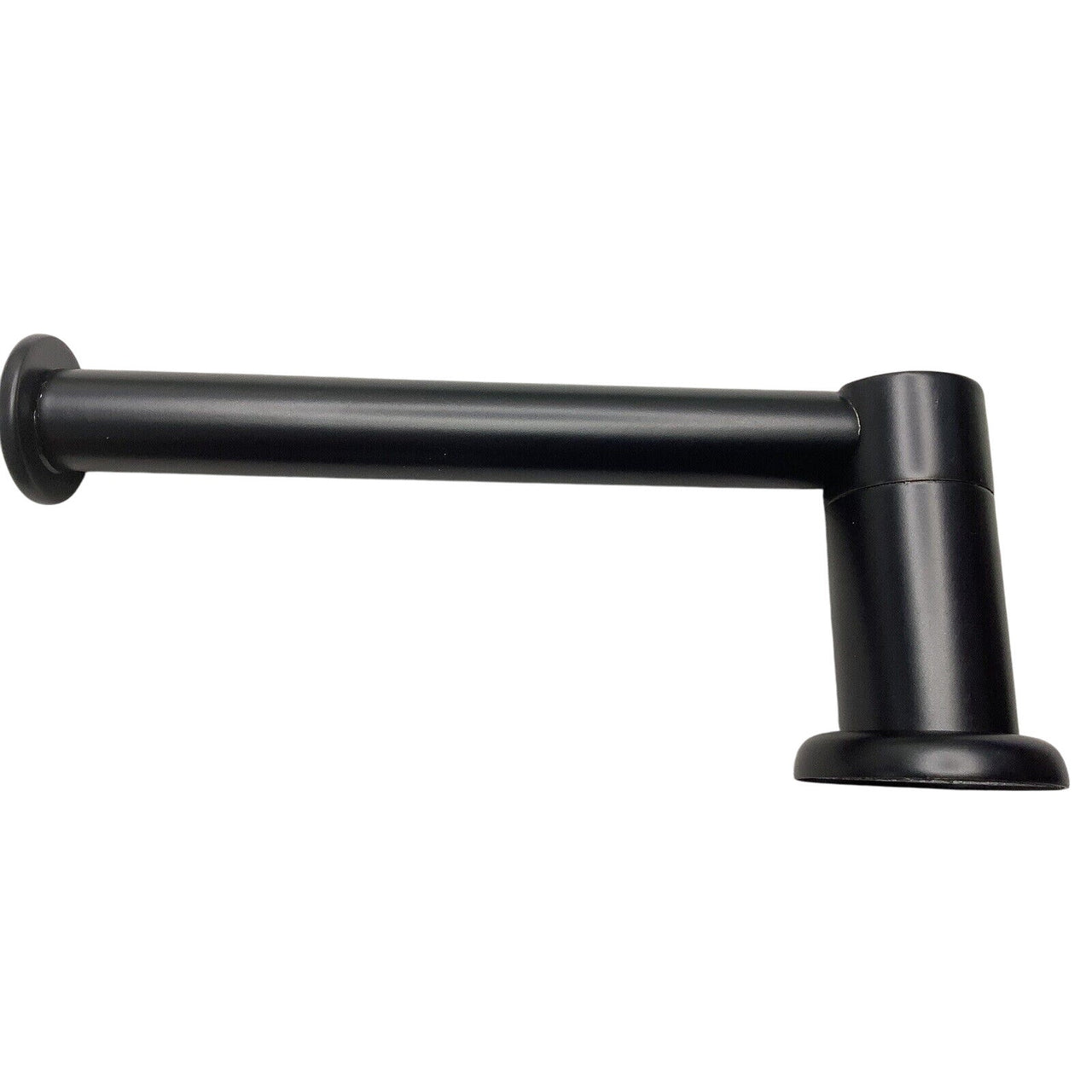 Signature Hardware 466623 Mendi Single Post Toilet Paper Holder - Matte Black
