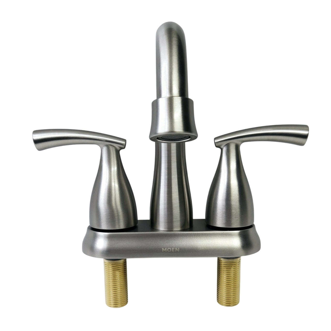 Moen 84128SRN Essie 2-Handle 4 in. Centerset Bathroom Faucet - Brushed Nickel