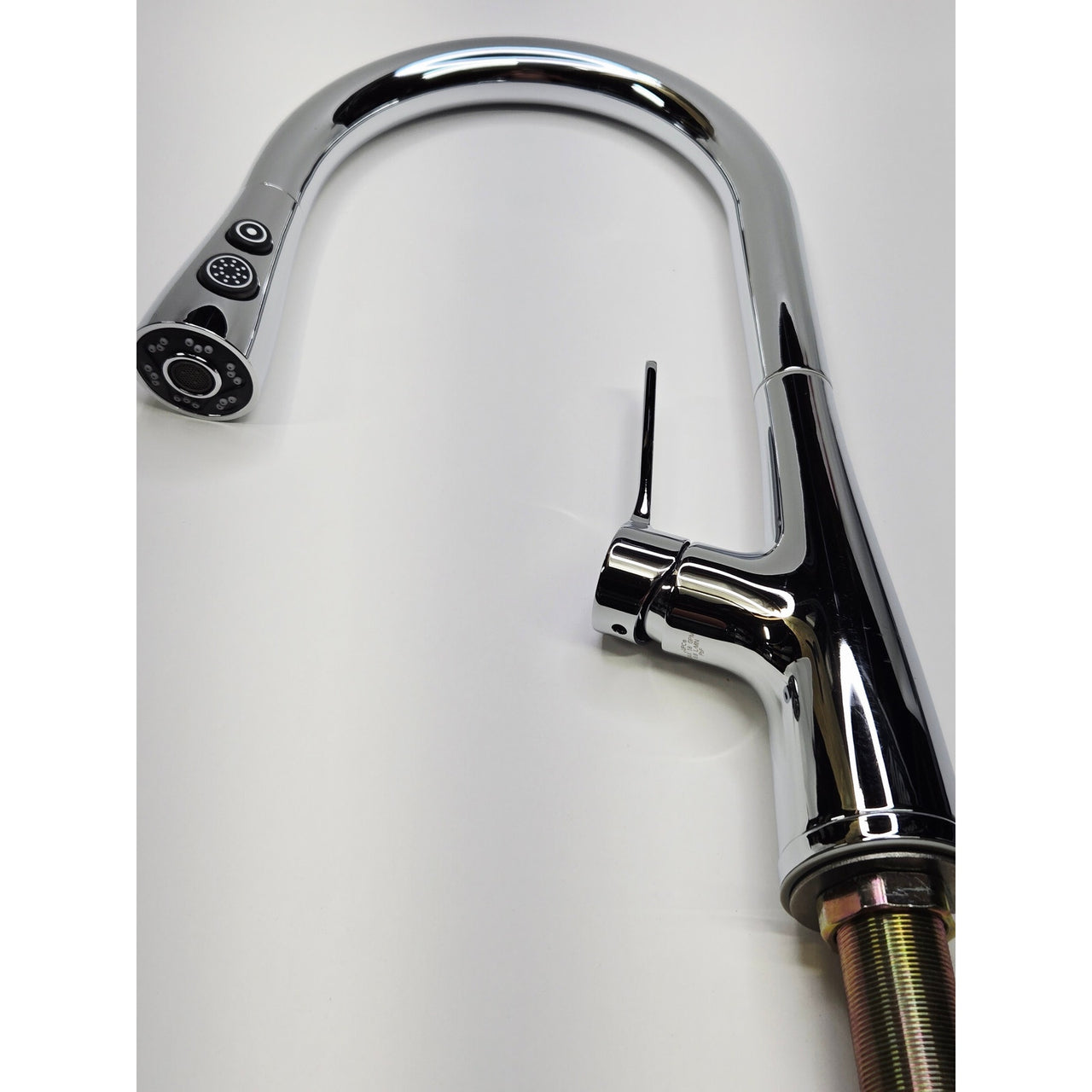 Pfister GT529-BID Brislin 1.8 GPM Pull Down Kitchen Faucet -Polished Nickel READ