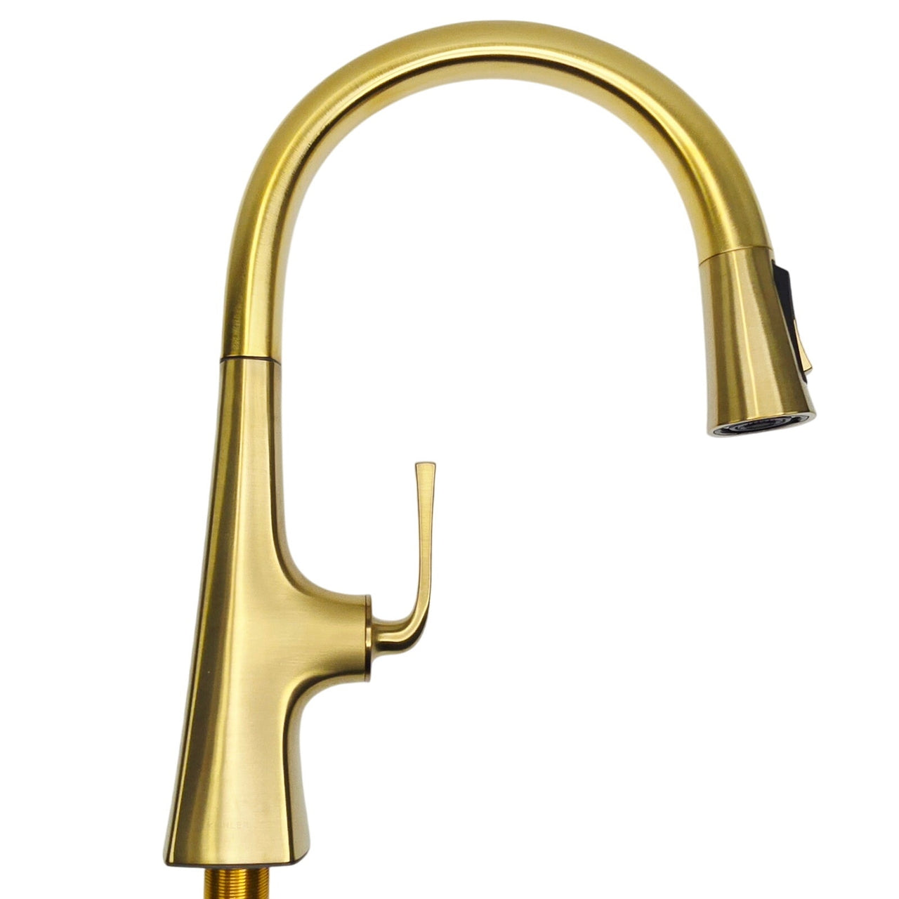 Kohler 22062-2MB Graze Pull-Down Kitchen Faucet with Sprayhead - Brushed Brass