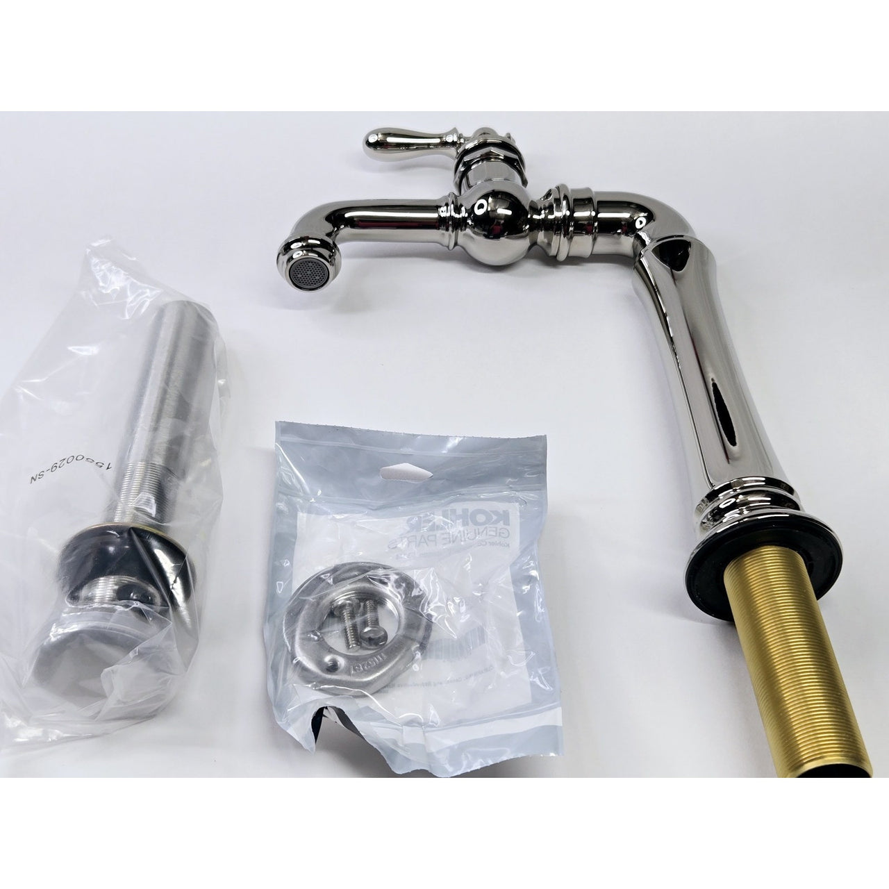 Kohler 72763-9M-SN Artifacts Single Hole Bathroom Faucet - Polished Nickel