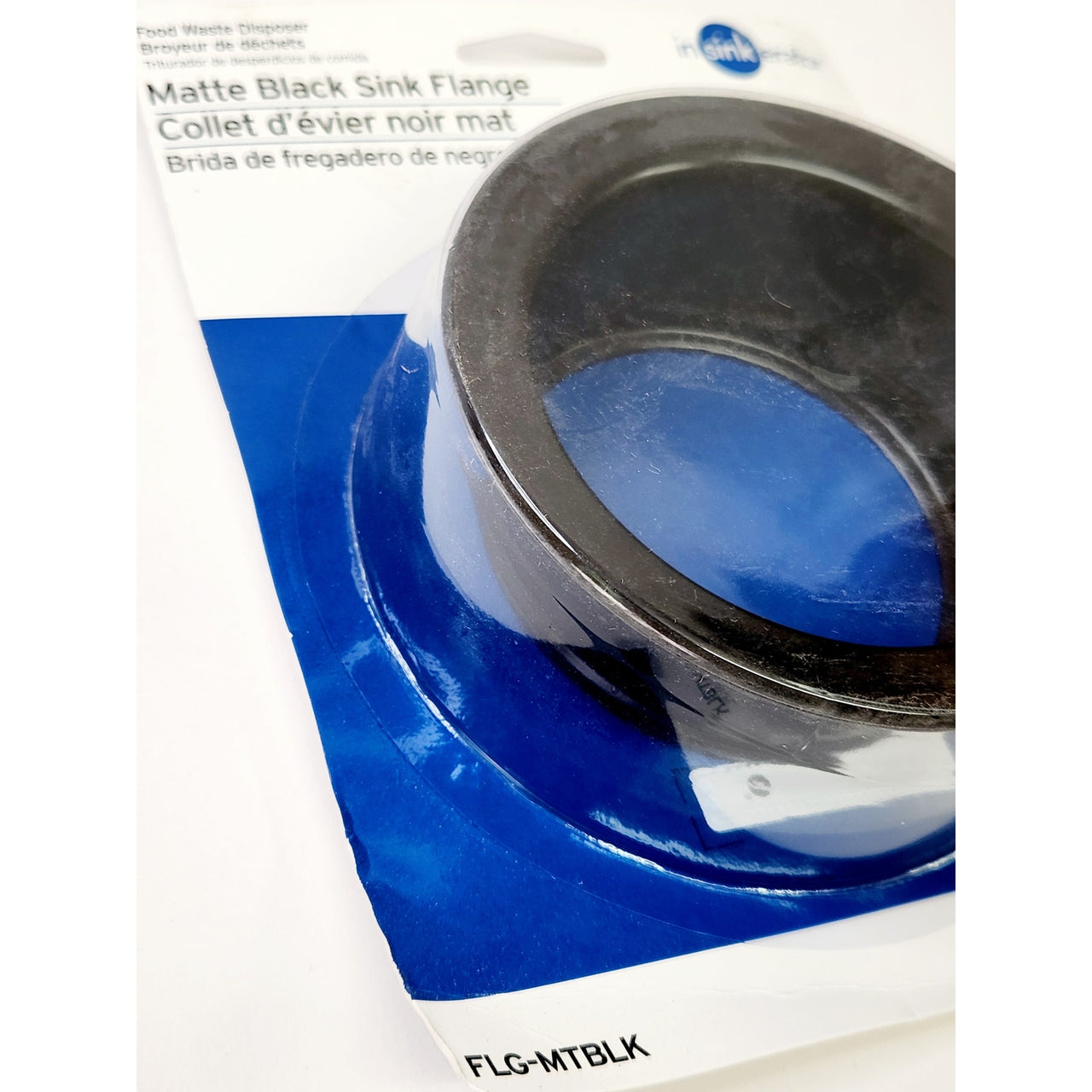 InSinkErator FLG-MTBLK Sink Flange for InSinkErator Garbage Disposal-Matte Black