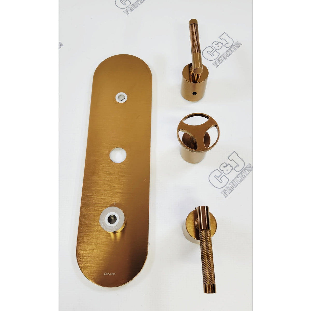 Graff G-8056-ALM57C19-WB-T Harley Thermostatic Valve Trim Only - Warm Bronze