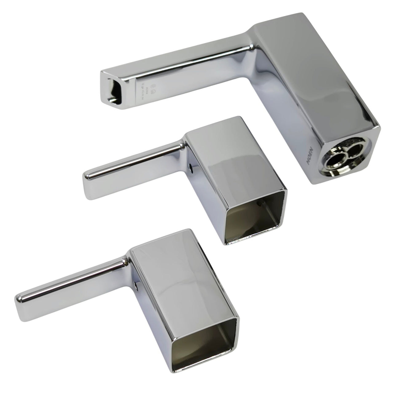Moen TS6720 90 Degree 2-Handle Widespread Bathroom Faucet, No Valve -Chrome READ
