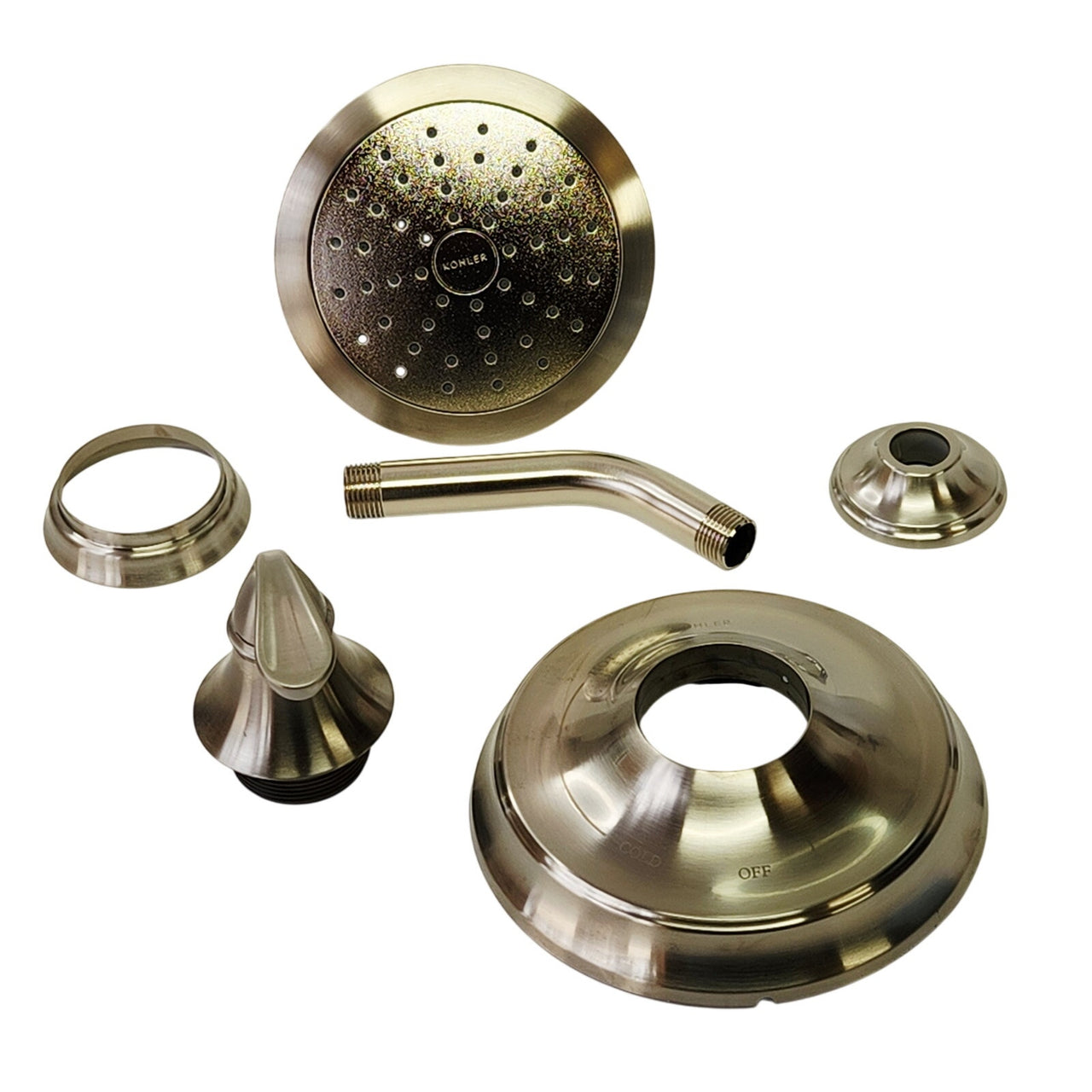 Kohler TS10274-4G-BN Forte Tub and Shower Trim Package - Vibrant Brushed Nickel