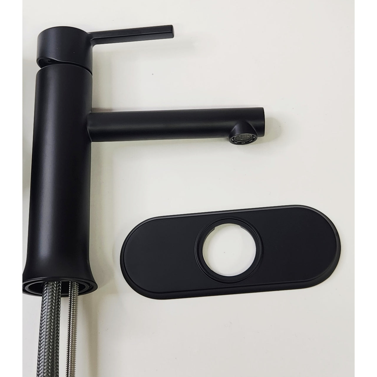 Moen 84770BL Arlys One-Handle Single Hole Bathroom Faucet - Matte Black