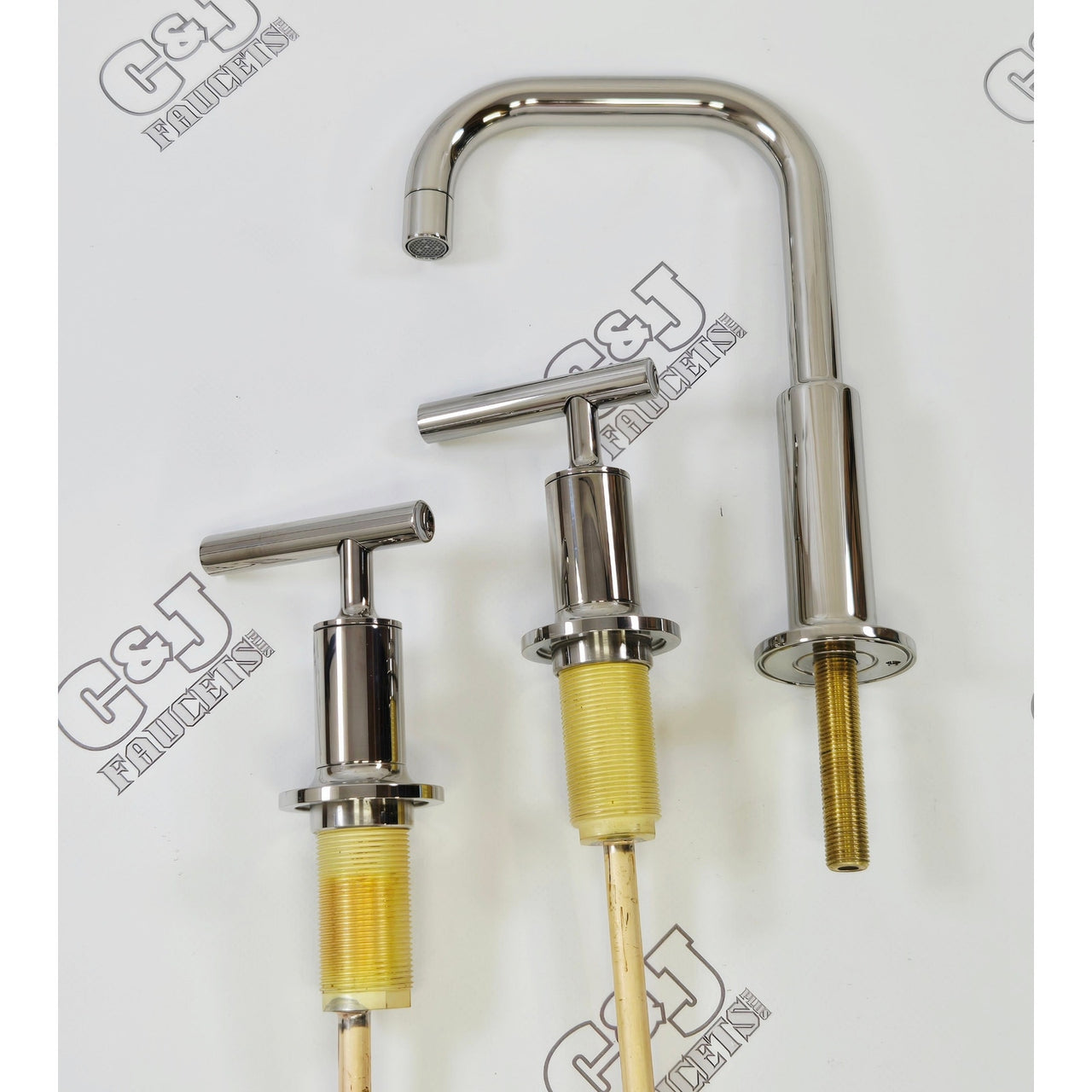 Kohler 14406-4-SN Purist Bathroom Sink Faucet - Polished Nickel - FREE Shipping