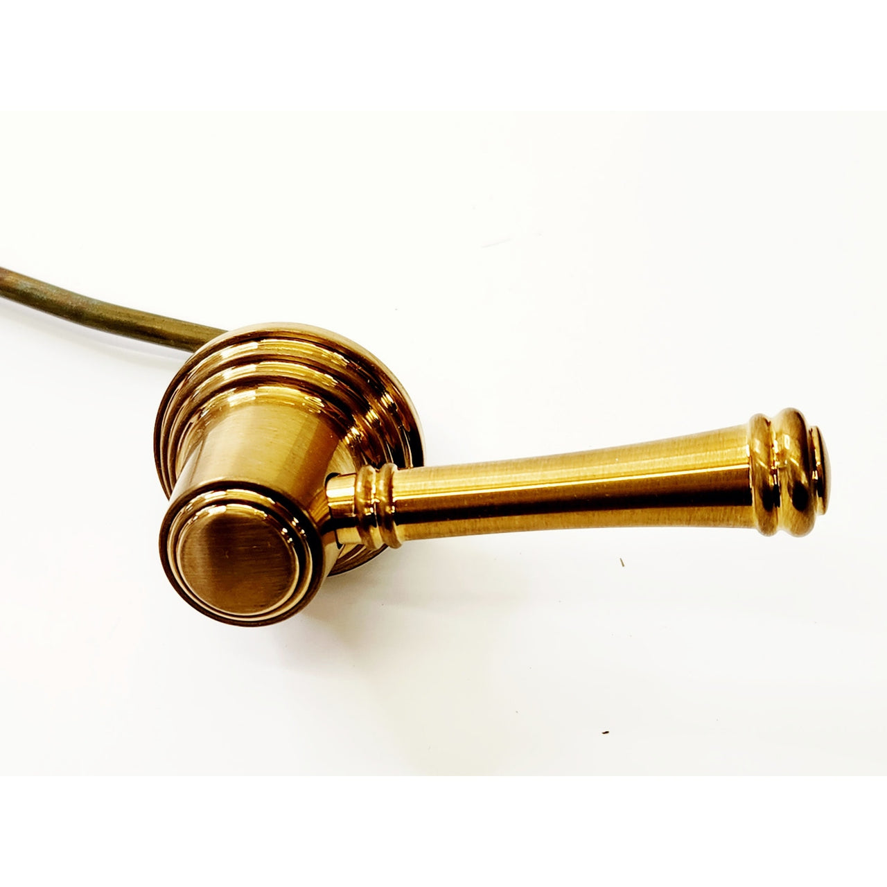 Signature Hardware 478340 Key West Front Mounted Toilet Tank Lever - Brush Gold