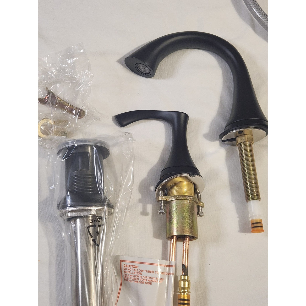 Gerber D304222BS Antioch 8" Widespread Double Handle Bathroom Faucet-Satin Black