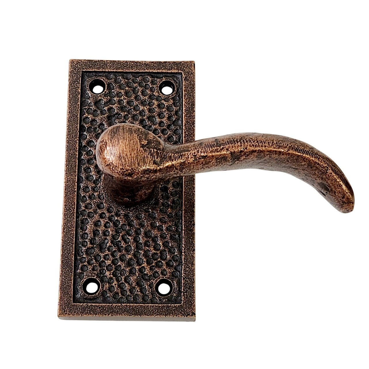 Signature Hardware 444547 Traeger Solid Bronze RightHand Single Dummy Door Lever