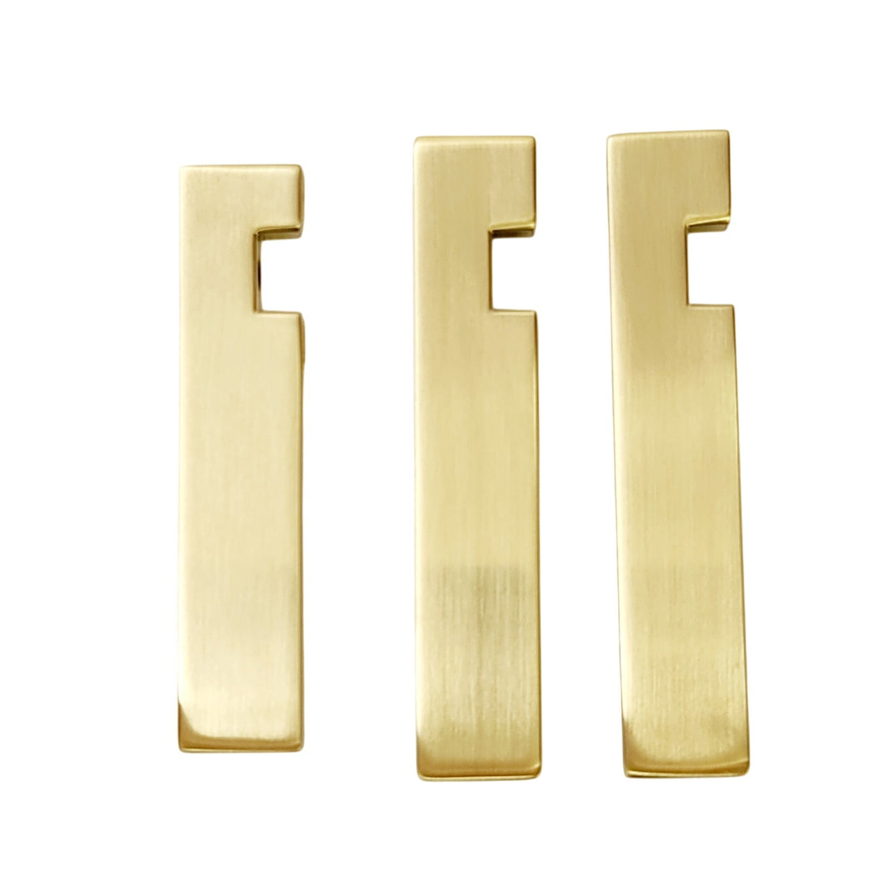 Pfister HHL-LG6-3VRVLBG Verve Lever Handles Only for Tub Filler - Brushed Gold