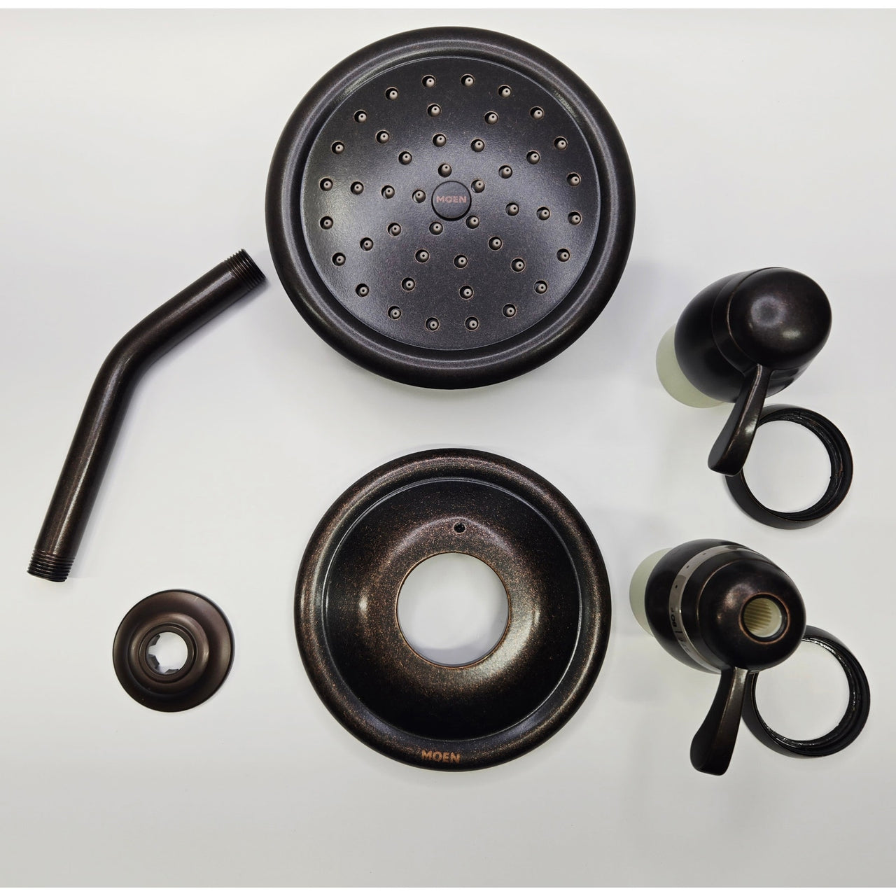Moen TS3400ORB ExactTemp Shower Trim with Rain Shower Head - Oil Rub Bronze READ