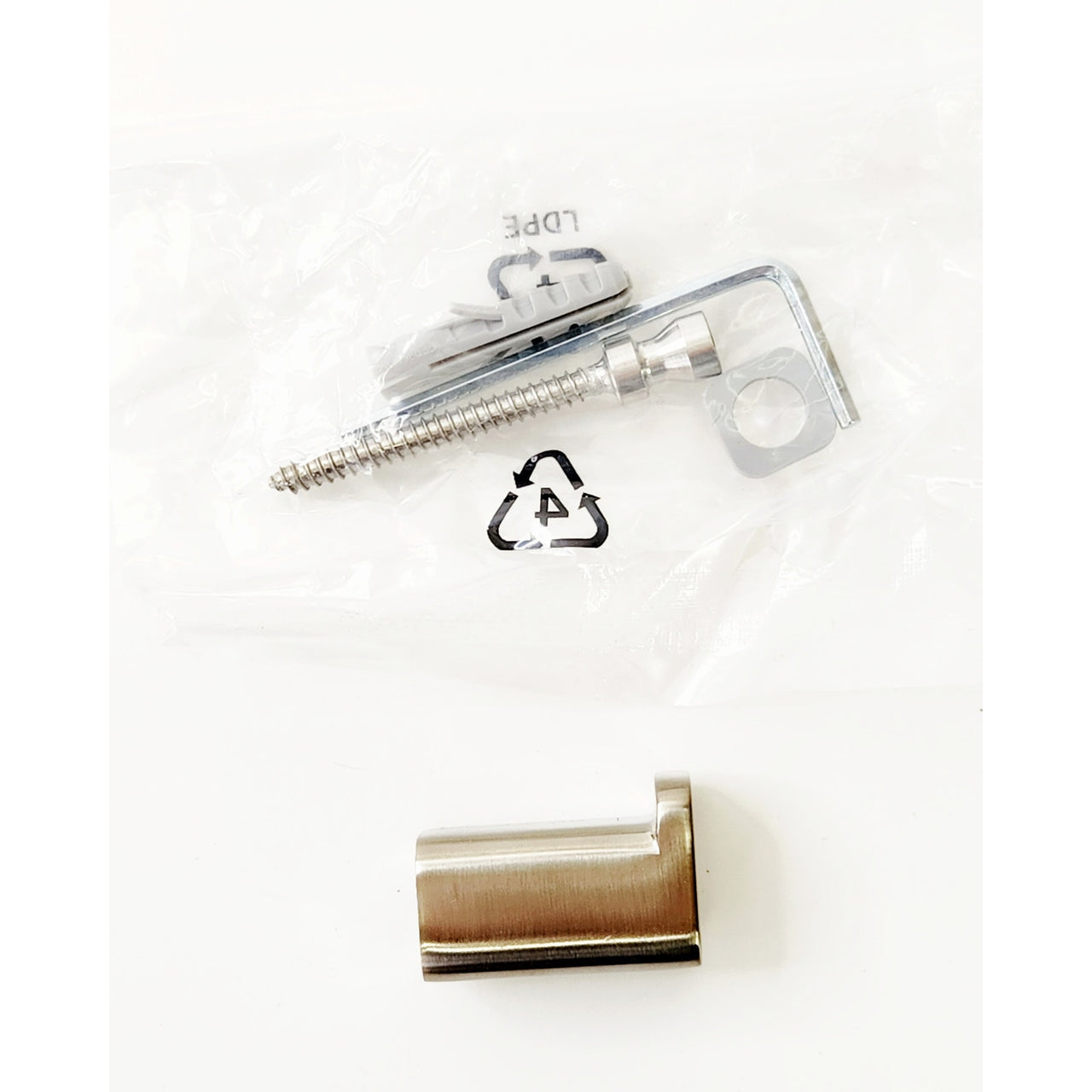 hansgrohe 41742820 AddStoris Robe Hook - Brushed Nickel