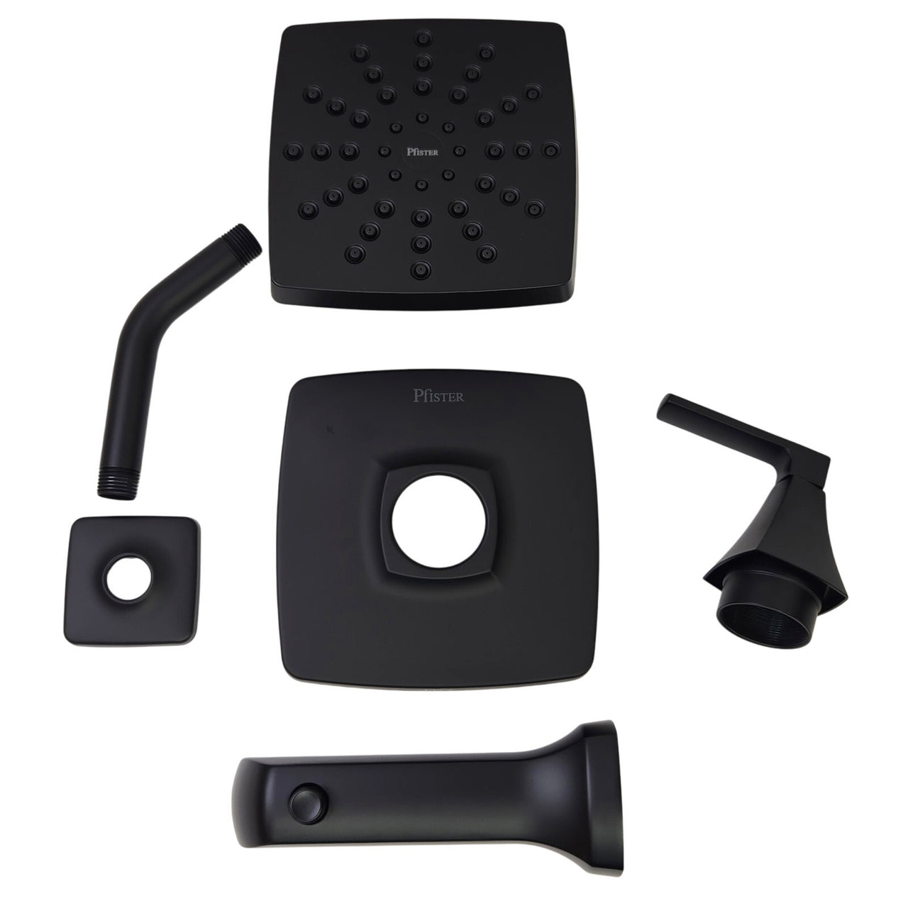 Pfister 8P8-WS2-VRISBB Vaneri Tub and Shower Trim with Valve - Matte Black