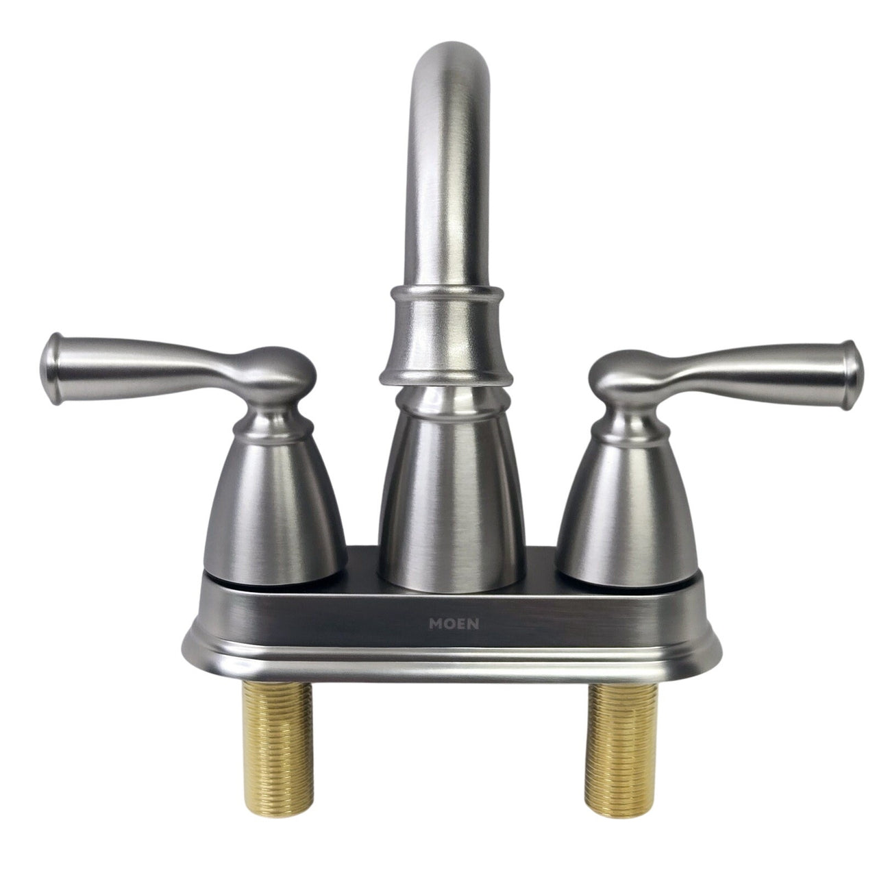 Moen 84943SRN Banbury 4 in. Centerset High-Arc Bathroom Faucet - Brushed Nickel