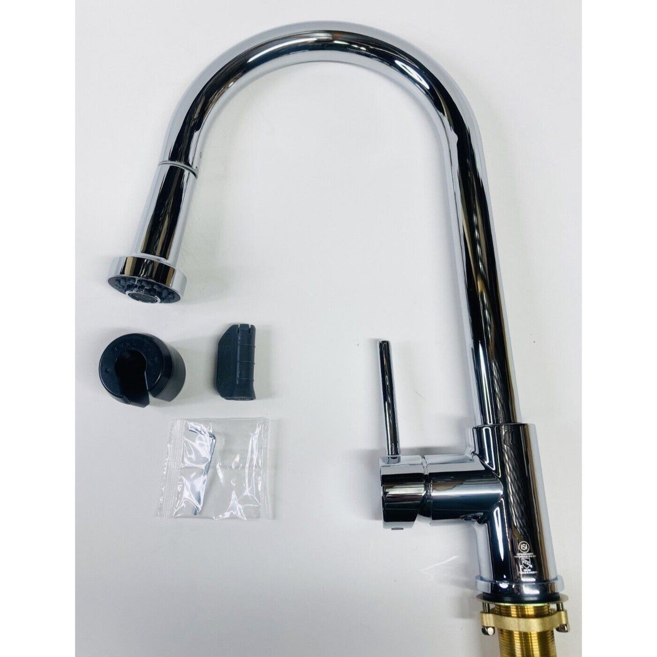 Signature Hardware 465190 Ridgeway Kitchen Faucet with Deck Plate - Chrome
