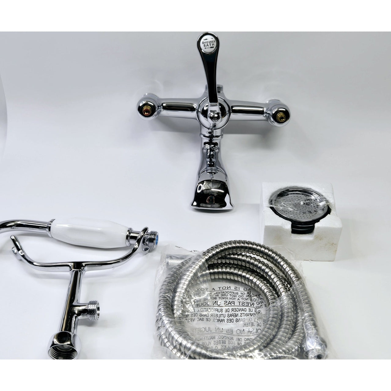 Signature Hardware HL-308-4-NH-PN English Telephone Faucet Body -PN *READ