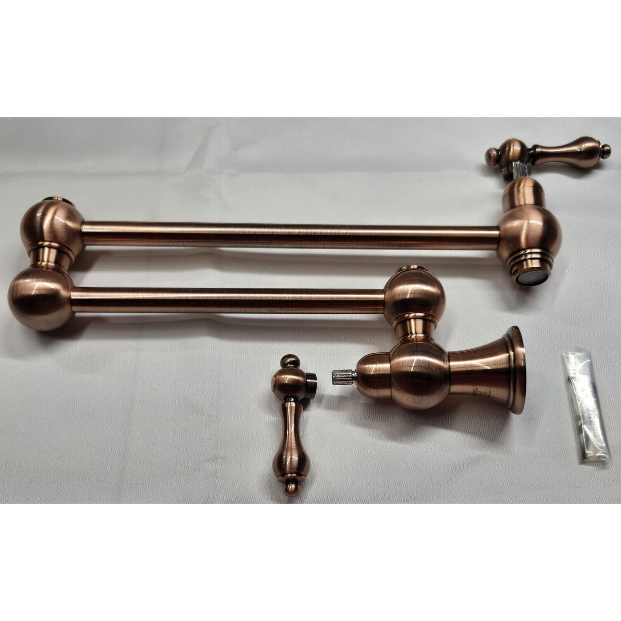Signature Hardware 484723 Vivan Double Handle Pot Filler - Satin Copper