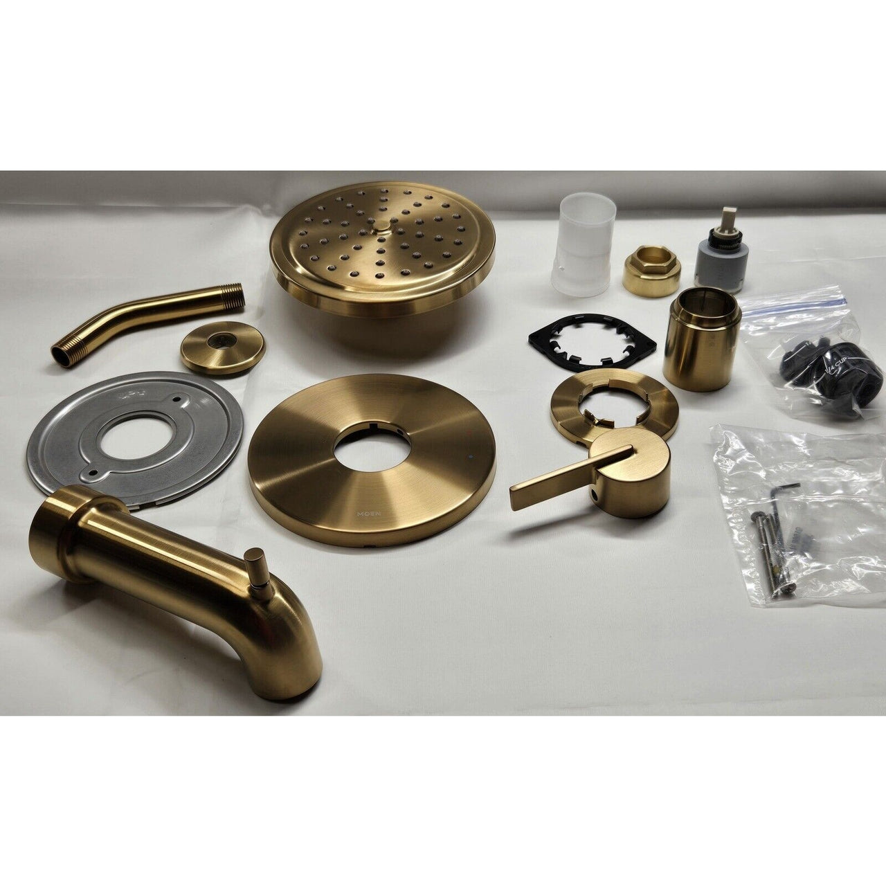 Moen UT2263EPBG Cia M-CORE 2-Series Tub/Shower Trim Kit, No Valve - Brushed Gold