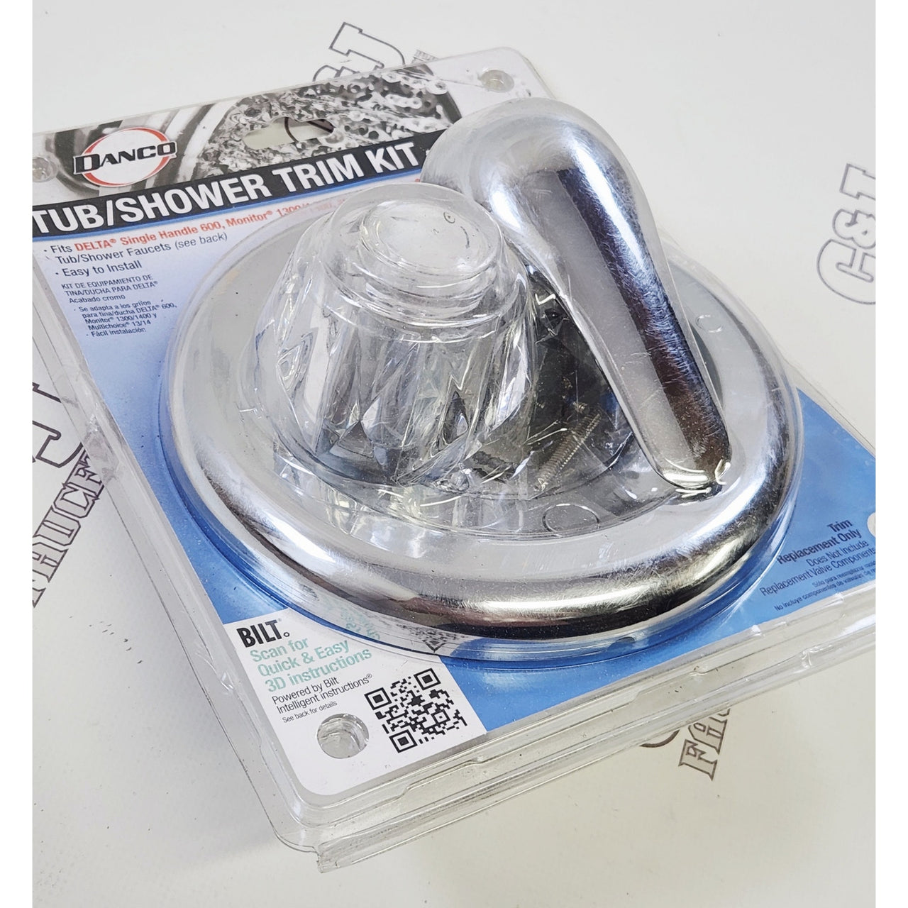 Danco 10003 Tub Shower Trim Kit for Delta Faucets - Chrome