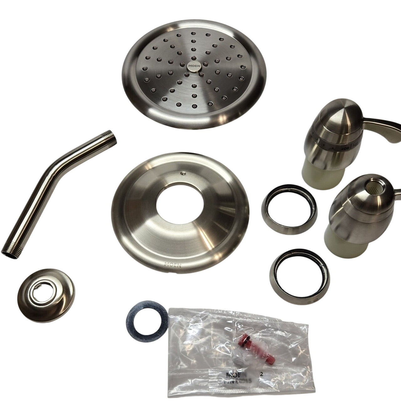 Moen TS3400BN ExactTemp Shower Trim with Rain Shower Head - Brushed Nickel *READ