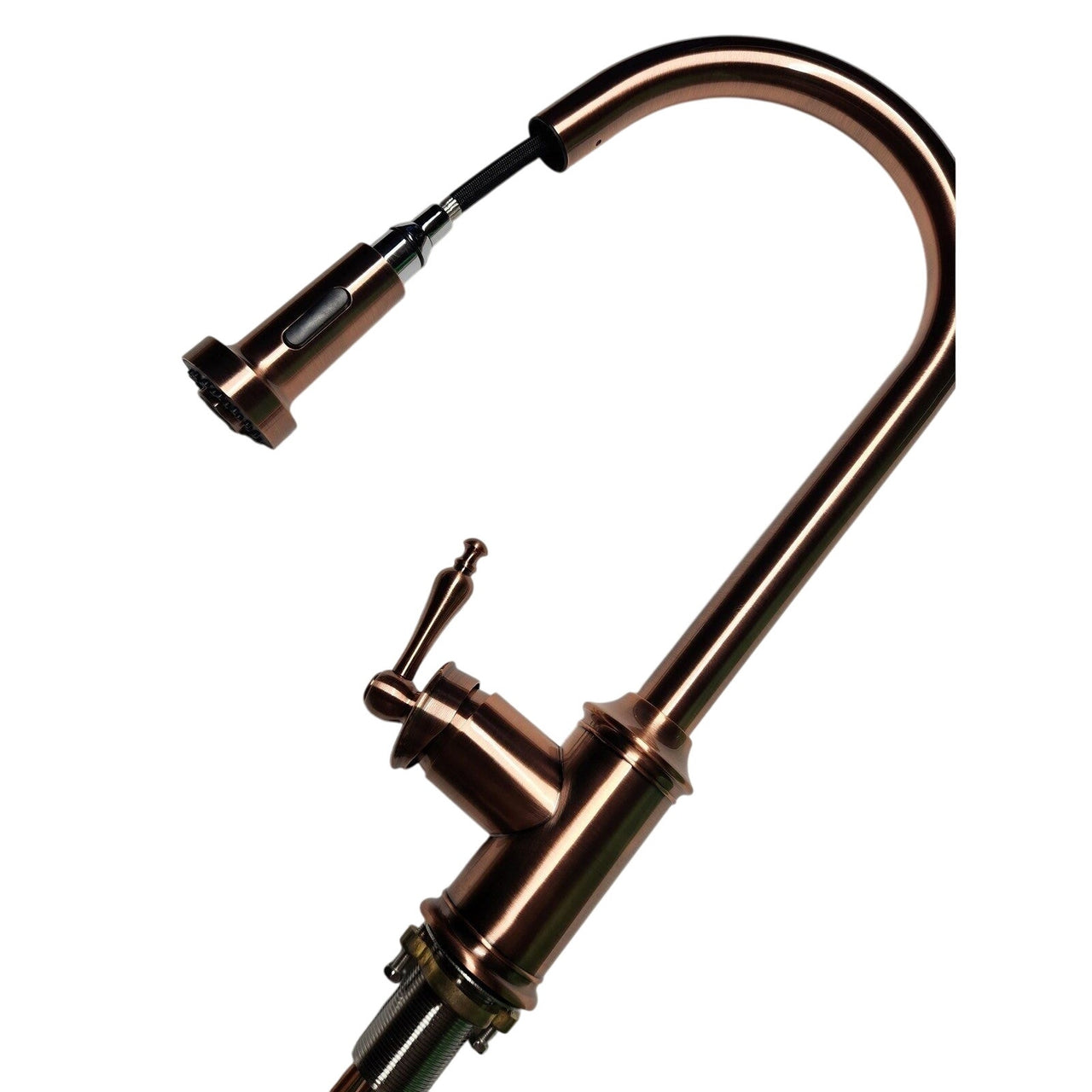 Signature Hardware 434080 Southgate Pull-Down Kitchen Faucet - Antique Copper
