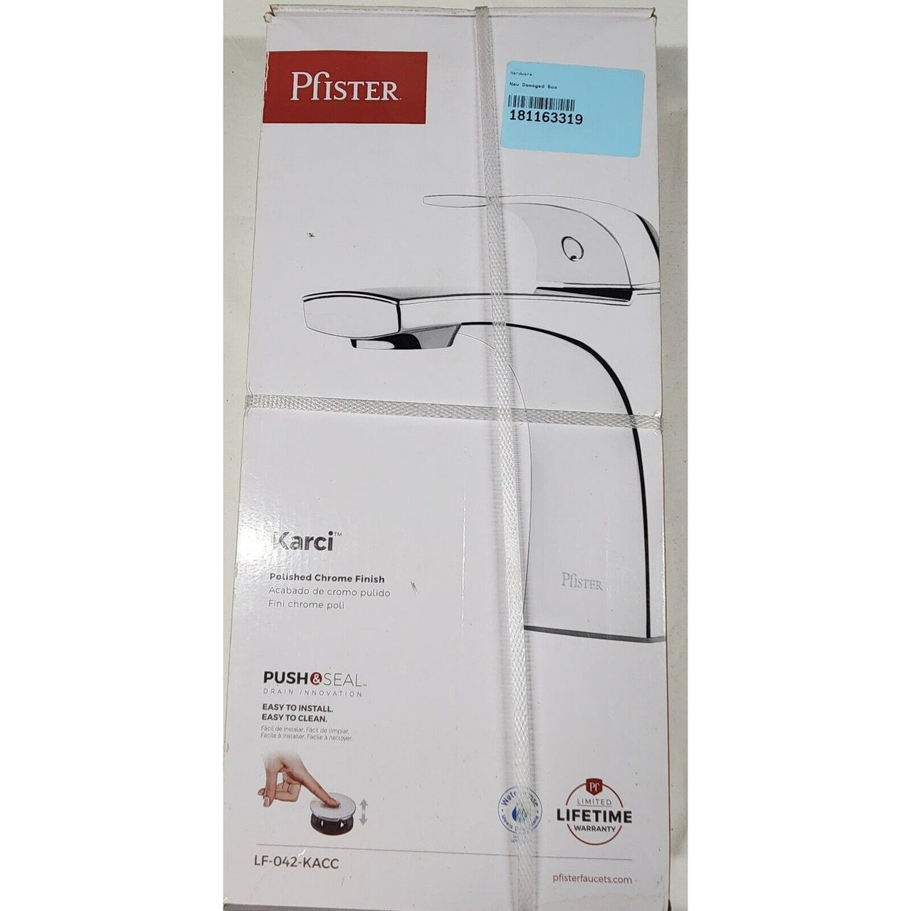 Pfister LF-042-KACC Karci Single Control Bathroom Faucet - Polished Chrome