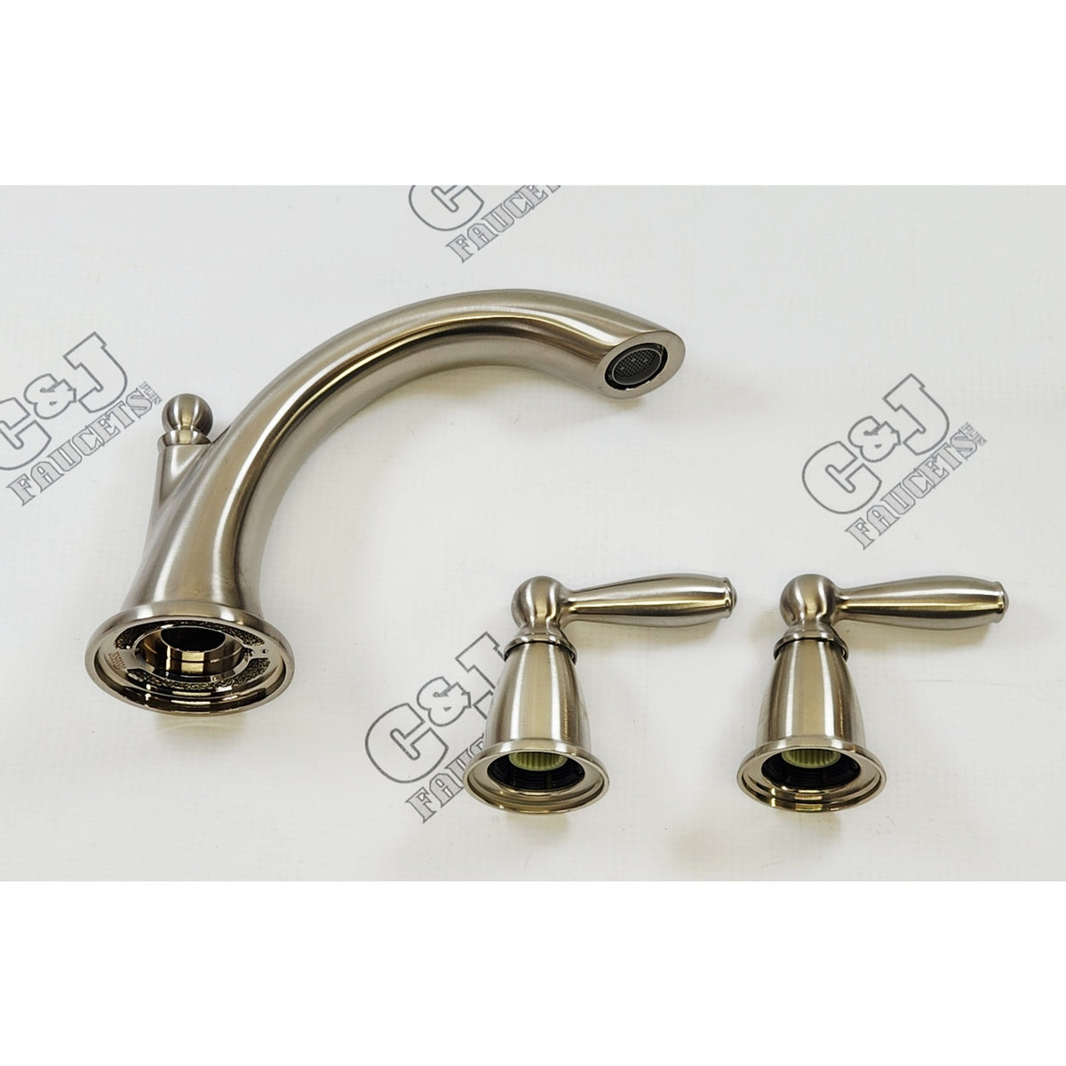 Moen T4943BN Brantford Deck Mounted Roman Tub Filler Trim - Brushed Nickel
