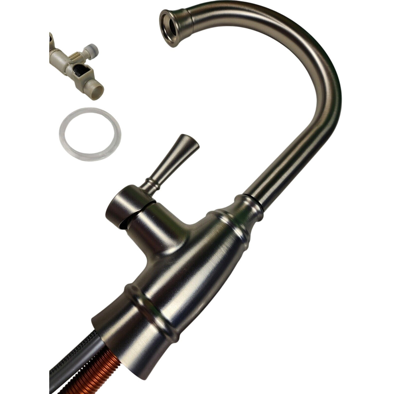 Moen 87506SRS Noell Kitchen Faucet with Side Sprayer - Spot Resist Stainless